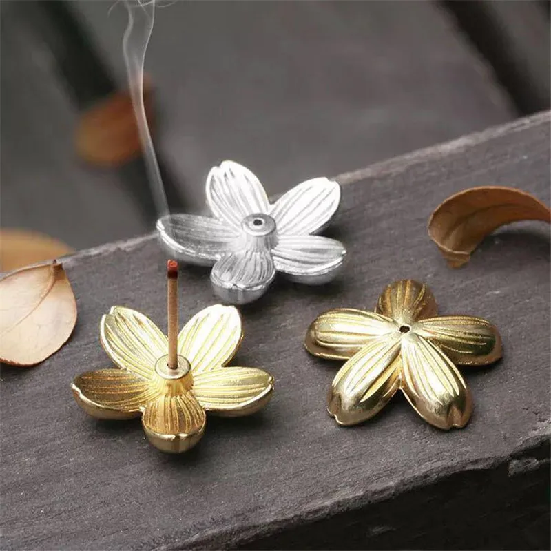 Сакура ладан горелка металлическая подставка для ароматических палочек Чайный