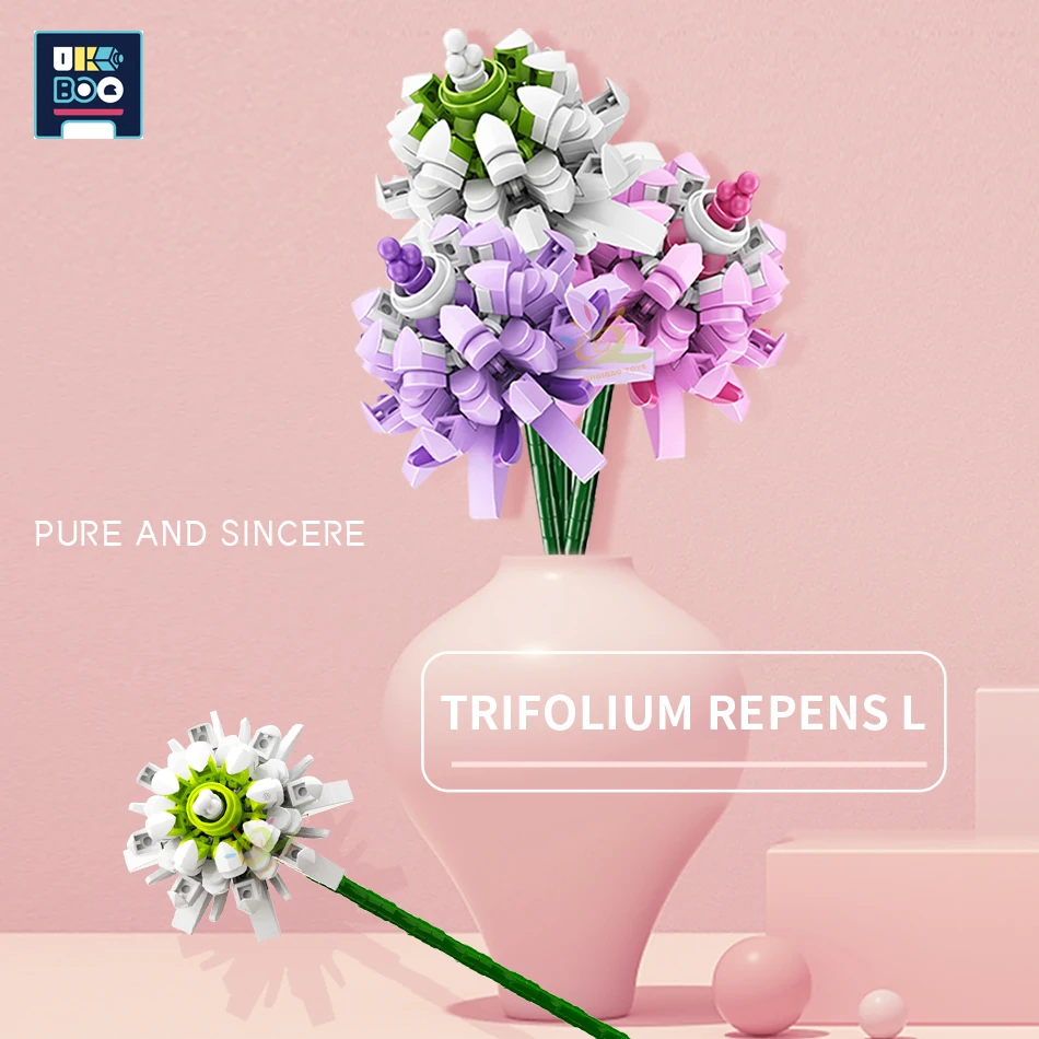 UKBOO для девочек &quotсделай сам&quot город Клевер клевера ползучего декоративные