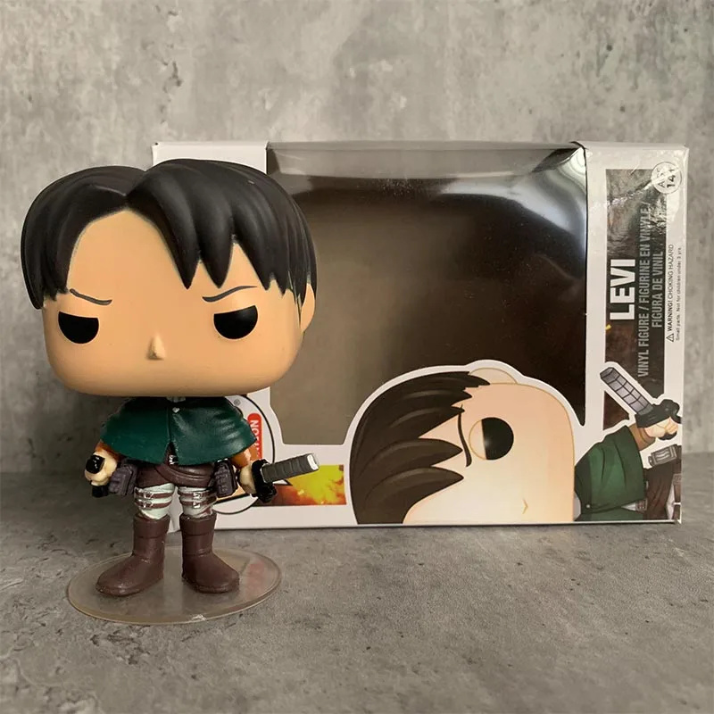 Экшн фигурки из аниме атака на Титанов LEVI #235 коллекционные игрушки куклы подарки
