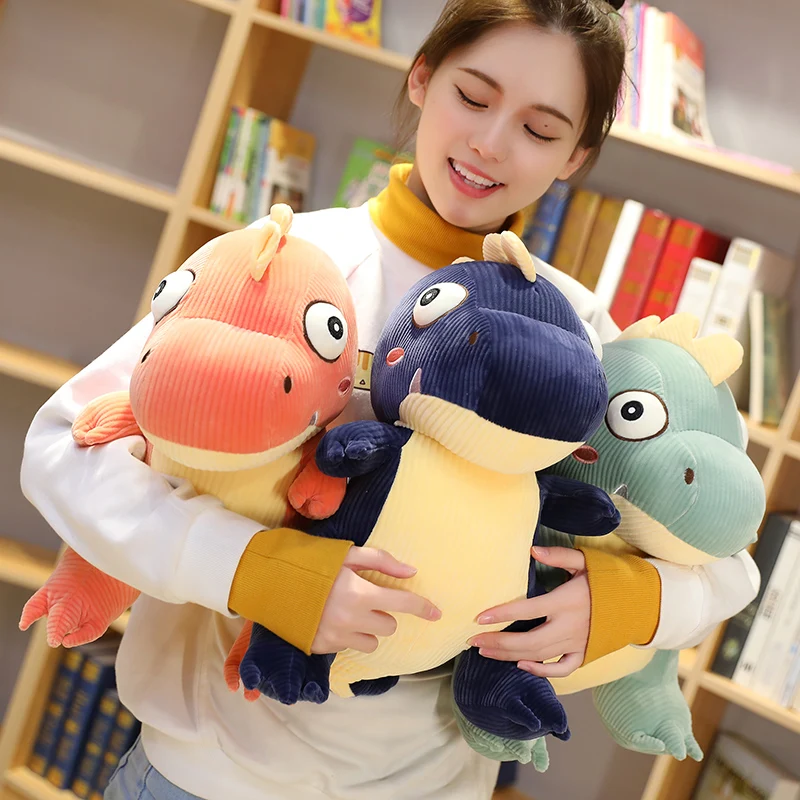 

Stuffed Dinosaur Plush Pillow Kawaii Simulation Dragons Plush Toy Sofa Soft Cartoon Doll Baby Appease Toys for Children Boy Gift