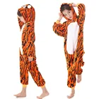 Кигуруми Пижама Тигр костюм единорога детские комбинезоны Пижама Мультяшные животные пижамы для мальчиков девочек Аниме Косплей Рождественские комбинезоны