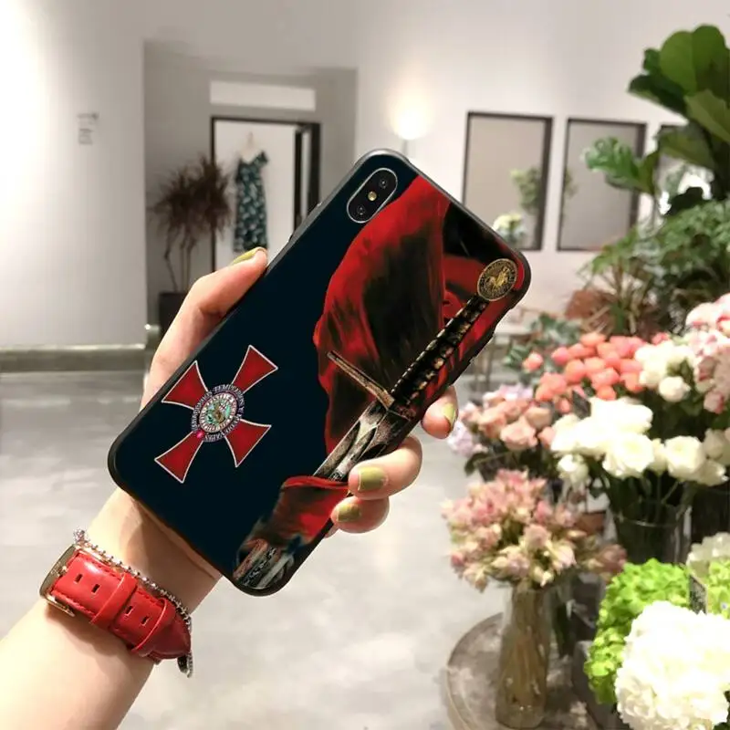 Мягкий черный ТПУ чехол для телефона PENGHUWAN Knight Templar iPhone 11 pro XS MAX 8 7 6 6S Plus X 5S SE XR |