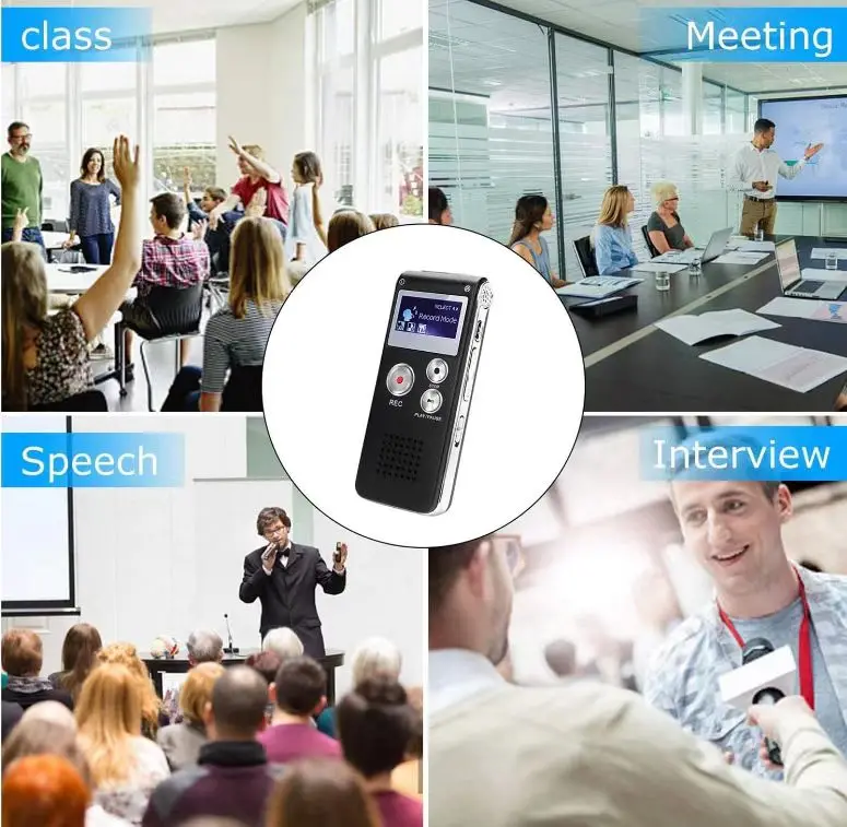 Портативная цифровая записывающая ручка 8G интеллектуальная запись mp3-плеер для