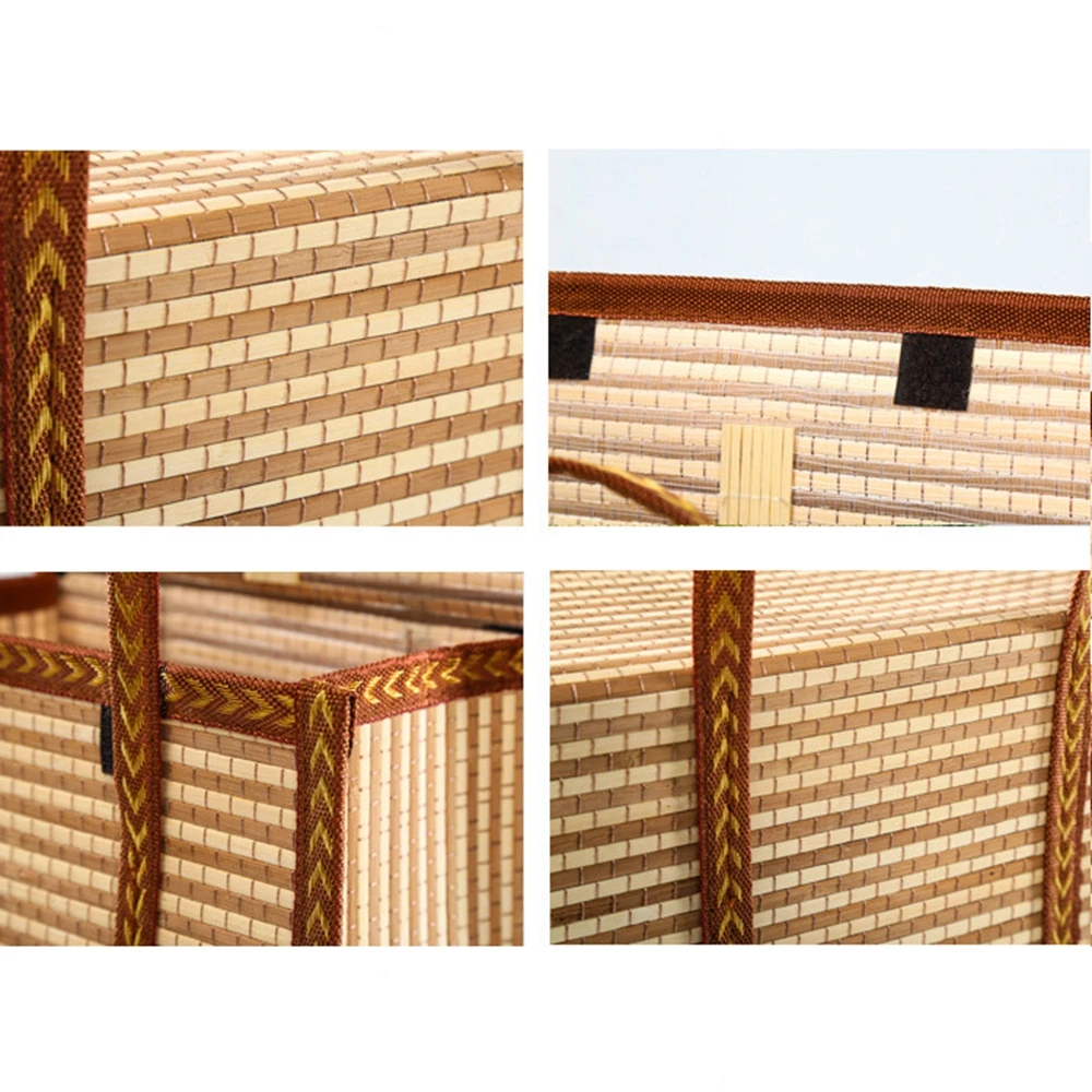 Женская сумка плетеная бамбуковая корзина для упаковки фруктов Подарочная