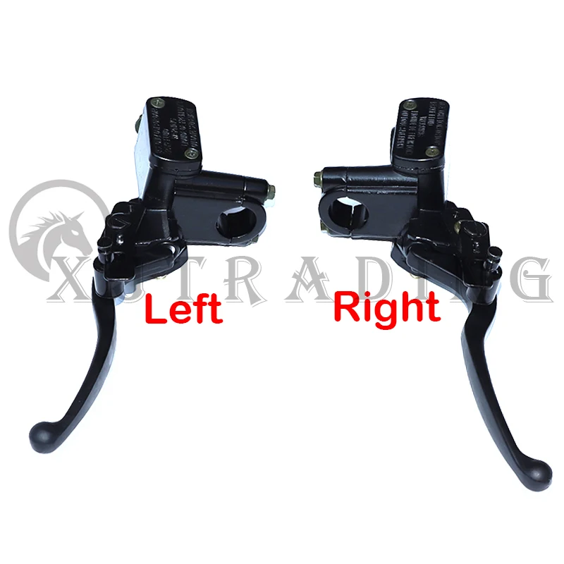 

Hydraulic Brake Master Cylinder Left/Right Lever Brake Switch For 7/8'' 22mm Chinese ATV 50 70 90 110 125 200 250 CC Quad
