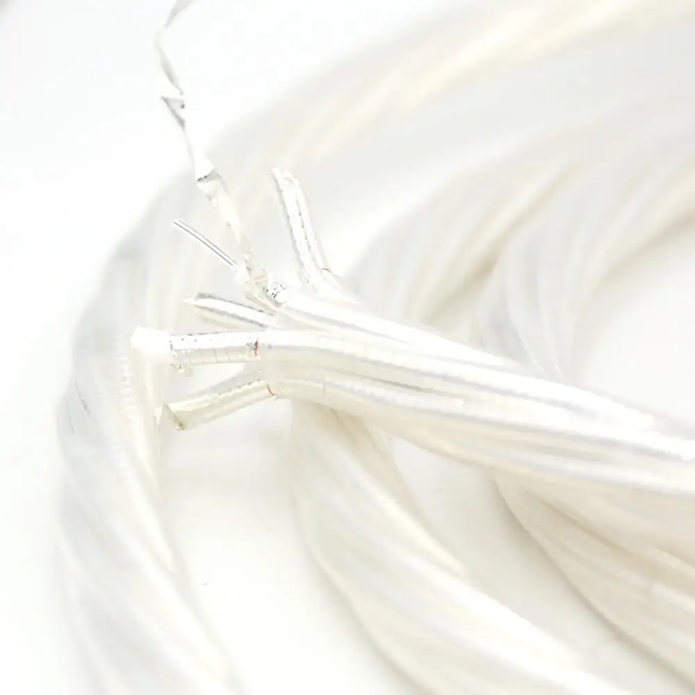 

TOP-HiFi 7N OFC Silver Plated Cord Nordost Odin Bulk Hi-End Audio Power Wire Reference Amplifier CD Player Power Cord Cable