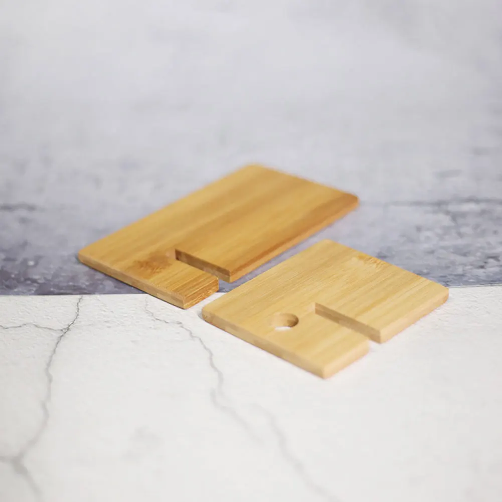 Универсальный креативный бамбуковый мобильный телефон настольная подставка