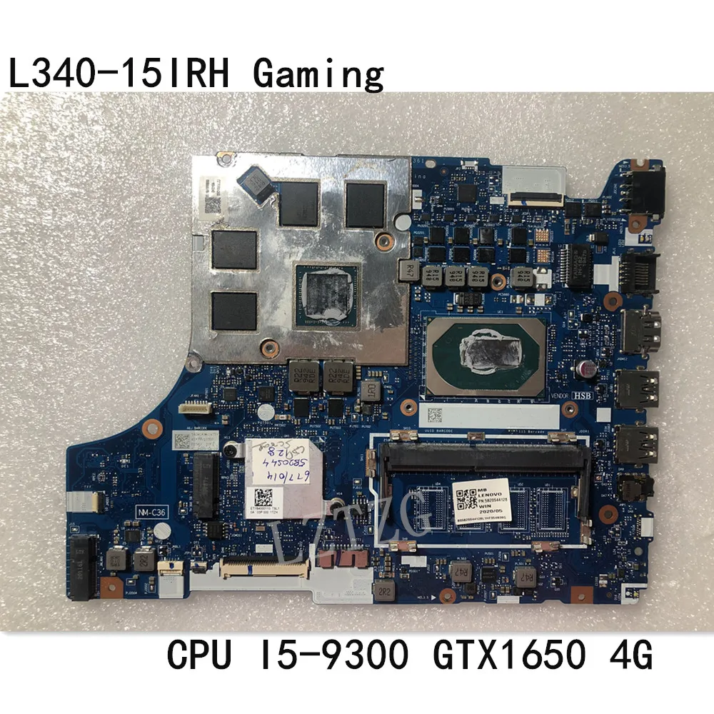 

Original Laptop For Lenovo Ideapad L340-15IRH Gaming Motherboard mainboard CPU I5-9300H GTX1650 4G FRU 5B20S44128