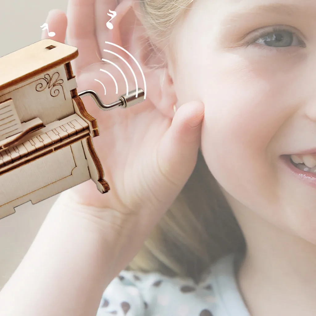 Деревянная музыкальная шкатулка с ручными коленями королевская богемная Игра