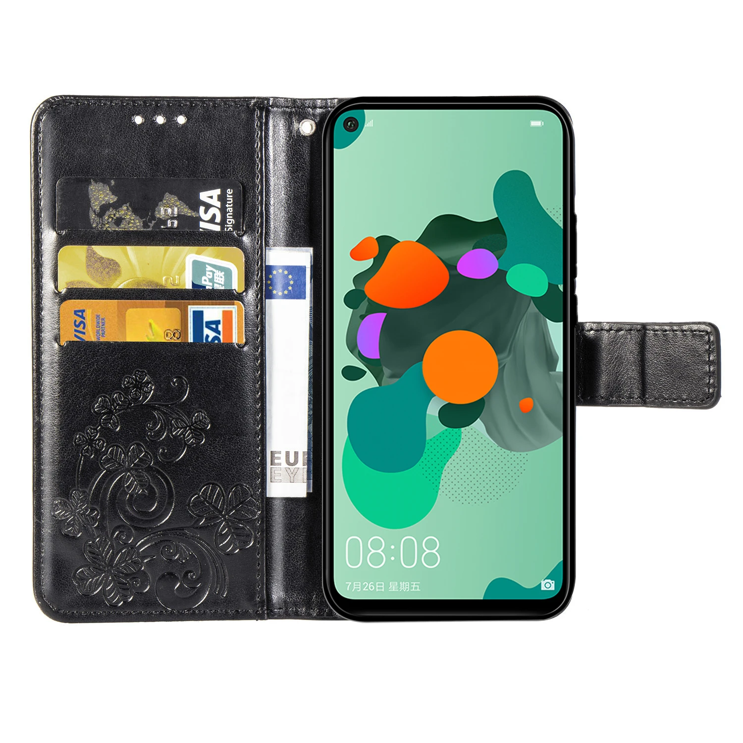 Кожаный чехол для телефона XIAOMI REDMI 5 5X6 6X S2 8 SE 6 6A PRO MAX3 Pocophone F1 бумажник 3D счастливый