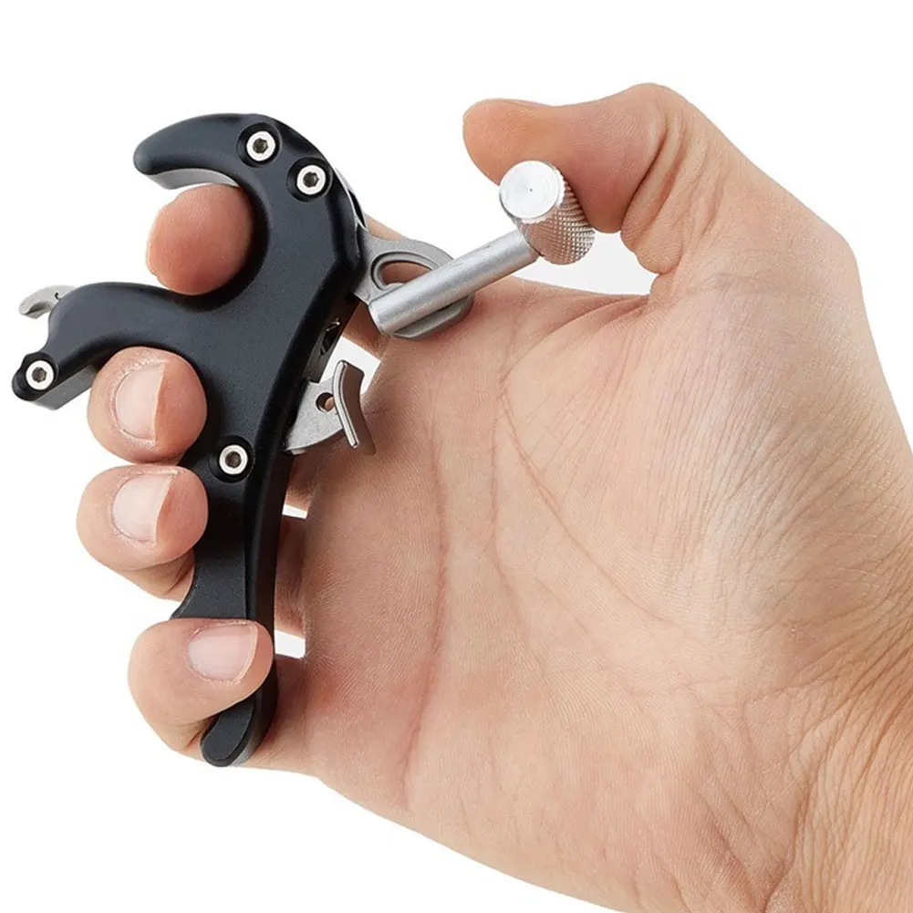 

Clamp Type Hook Type Release Aid Grip 4 Fingers Aluminium Alloy Bow Release Aid Compound Bow Archery Accessories Multiple Colour