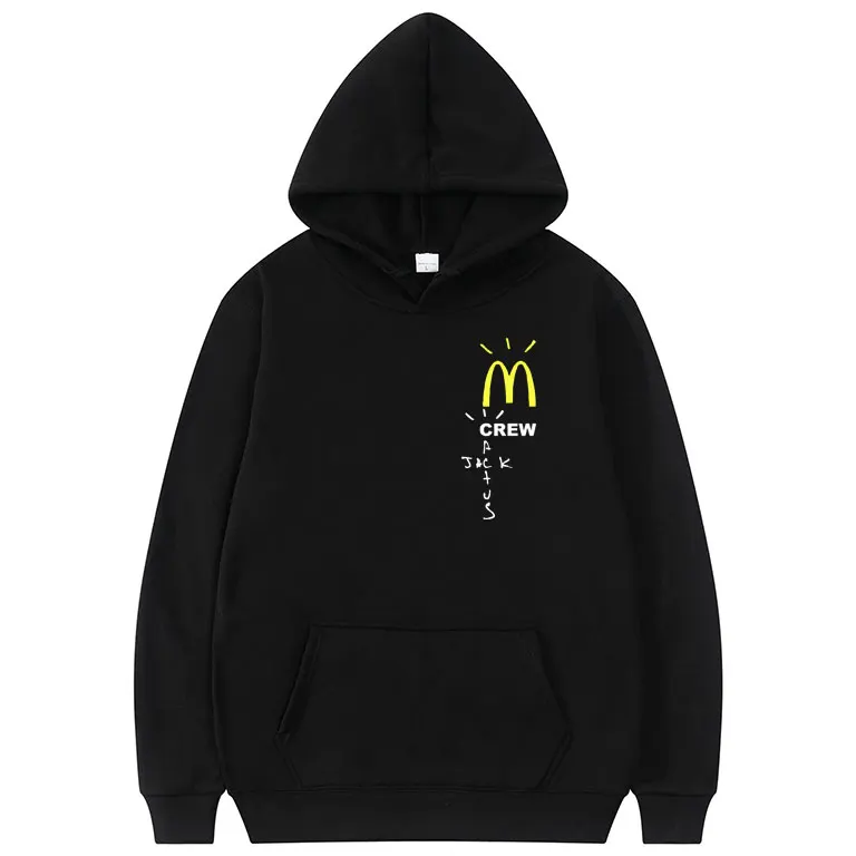 

2021 New Fashion Hip Hop Trend Style Hoodie Rapper Cactus Jack Print Hoodies Men Women Travis Scott M Streetwear Man Sweatshirt