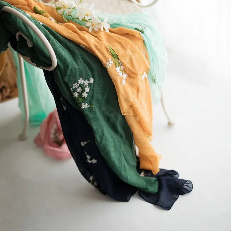 Accesorios de fotograf&iacute;a para ni&ntilde;a reci&eacute;n nacida, envoltura de lino y algod&oacute;n con flores rosas, manta bordada, Fondo para fotograf&iacute;a de beb&eacute;, accesorios para fotograf&iacute;a-4