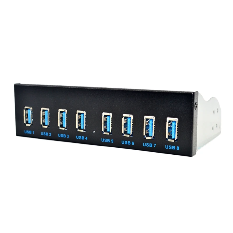 19 Pin до 8 портов USB 3 0 концентратор 5 25 дюймов CD-Rom диск Bay CD Rom Передняя панель для