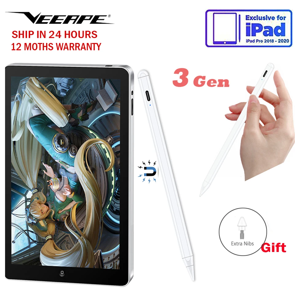 Карандаш для Apple iPad стилус Pro 11 12 9 2020 2018 2019 6 10 2 7 8 поколения mini 5 Air 3 4 блокировка
