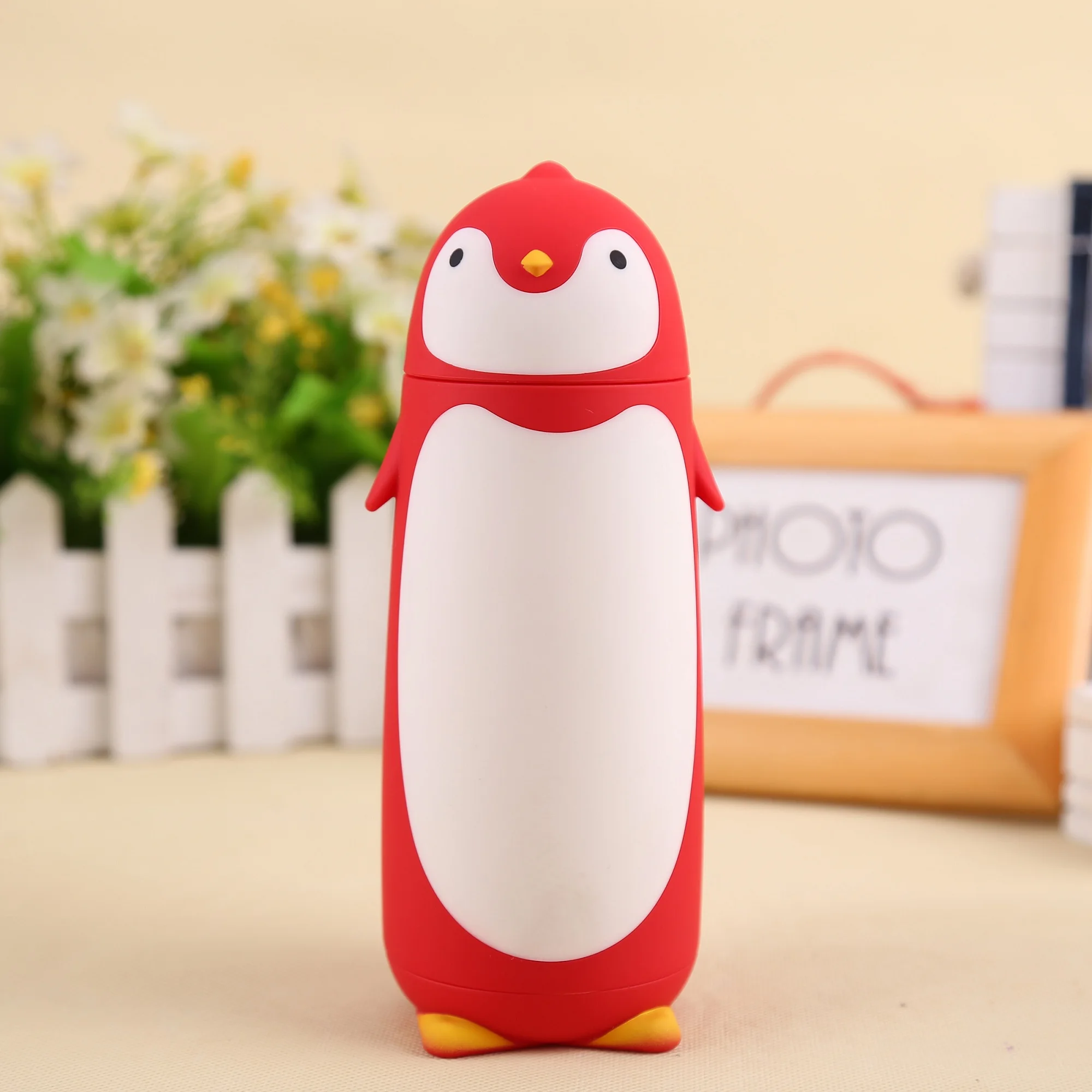 Creative Lovely Gift Water Cup Stainless Steel Personality Insulating Cups Penguin Bottle 280ML Thermos | Дом и сад