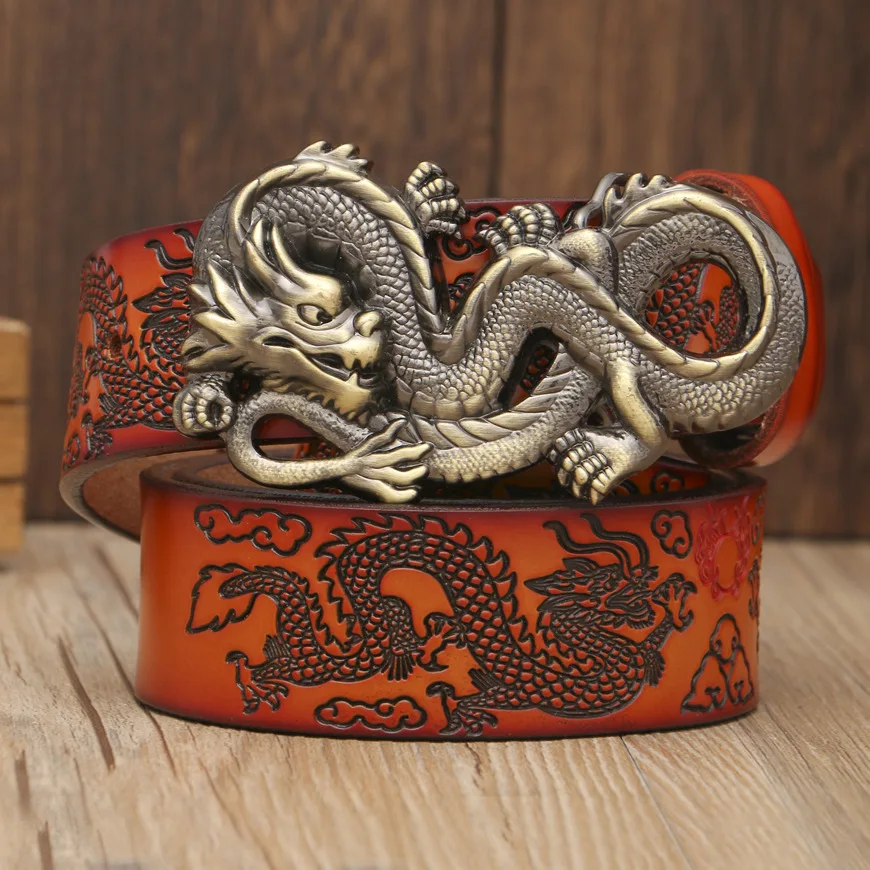 

Модный мужской ремень Shuanglong play из двух частей кожаный ремень мужской ремень подарок