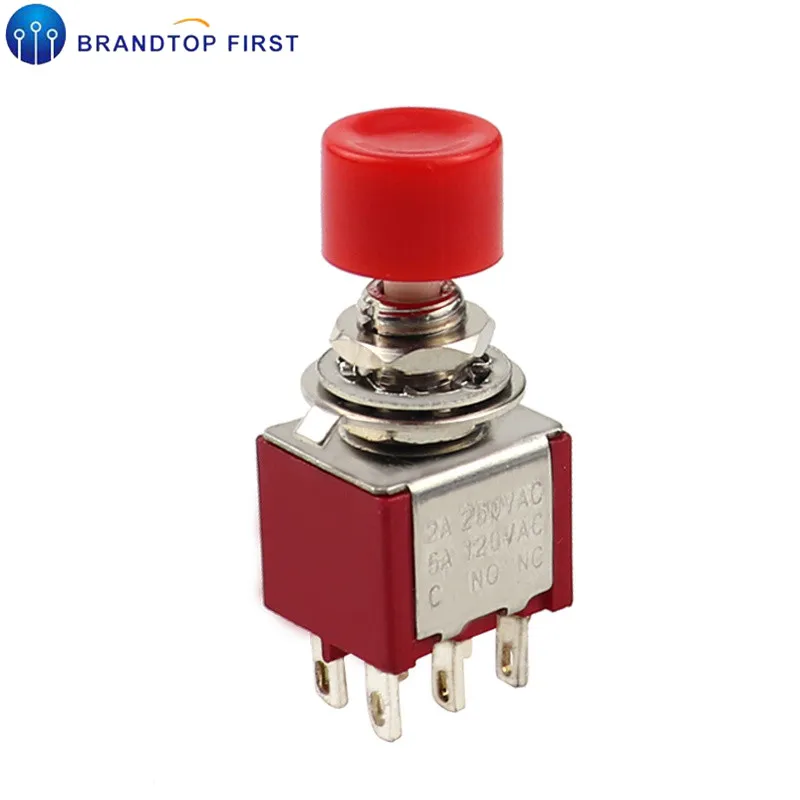 Дуплекс PS-202 с красной крышкой 6-pin кнопочный переключатель | Обустройство дома