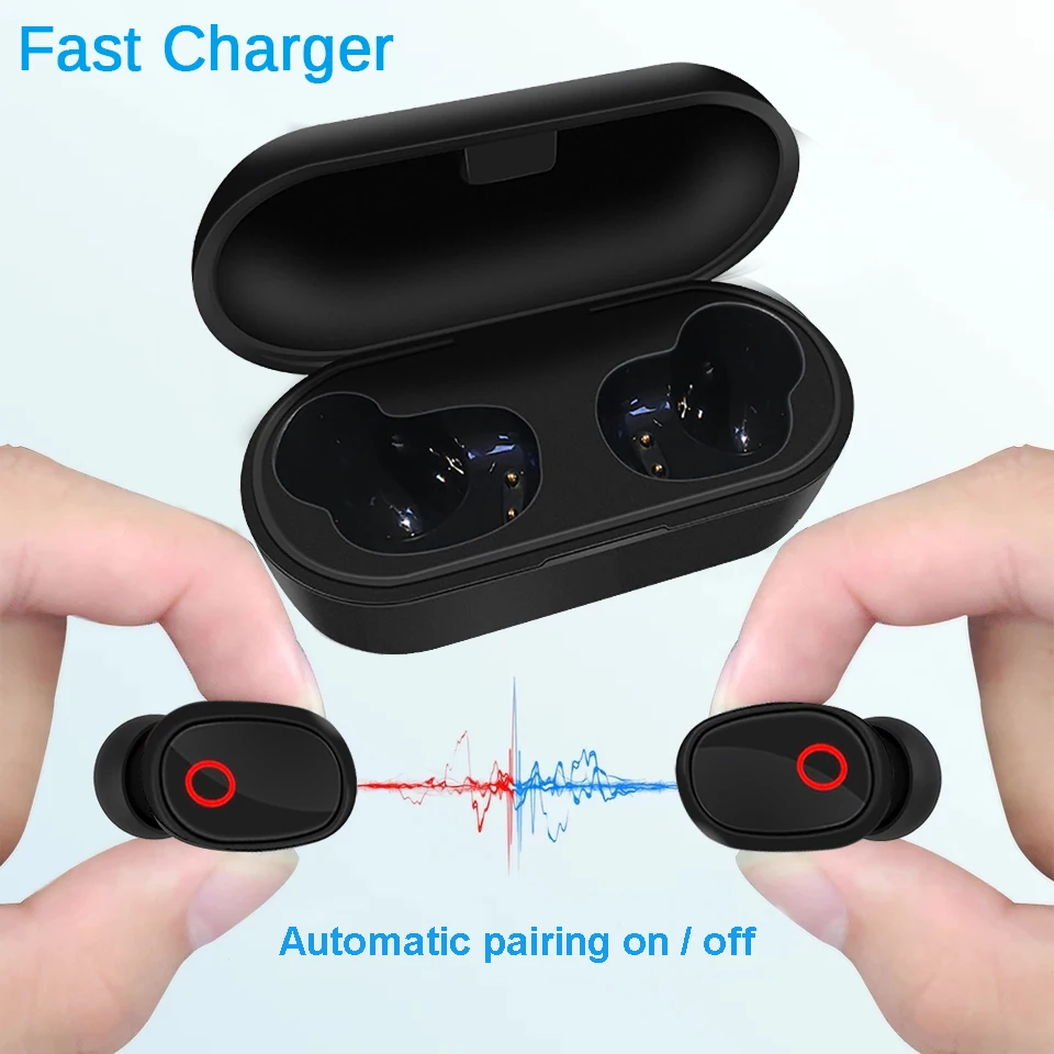 Оригинальные спортивные мини беспроводные TWS наушники A7, Bluetooth V5.0, наушники-вкладыши с микрофоном, наушники-вкладыши для iPhone, Android, Earpod