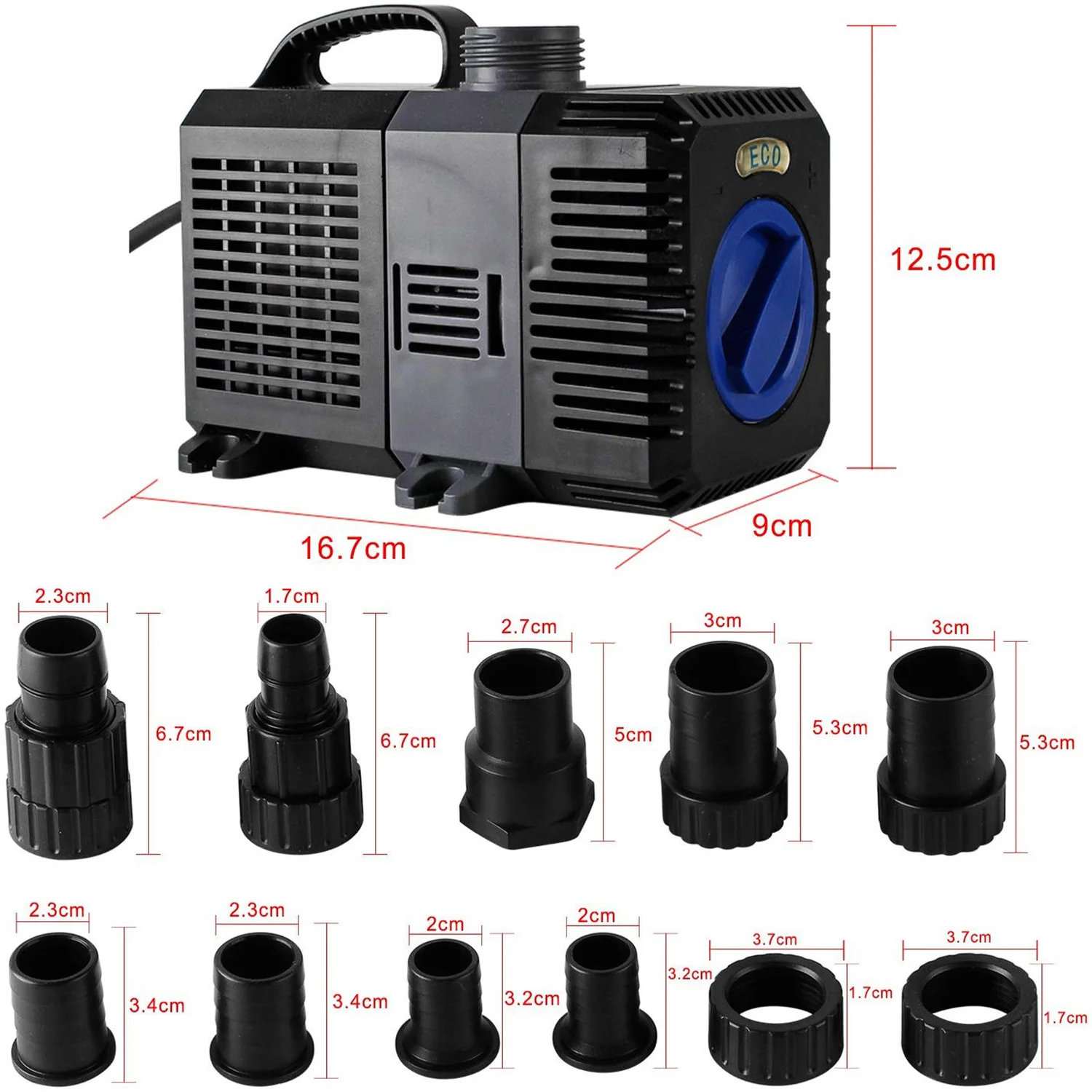 Сверхтихий погружной насос SUNSUN для аквариума садовый фонтан гидропоники