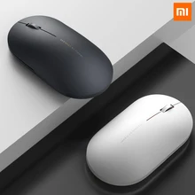 Original Xiaomi Wireless Mouse 2 1000DPI 2.4GHz WiFi Link Optical Mute Portable Light Mini Laptop Notebook Office Gaming Mouse