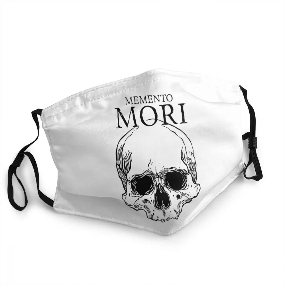 

Многоразовая маска для лица Unus Annus Memento Mori помните о смерти Итан Марк Пылезащитная маска против смога защитная маска респиратор Муфель