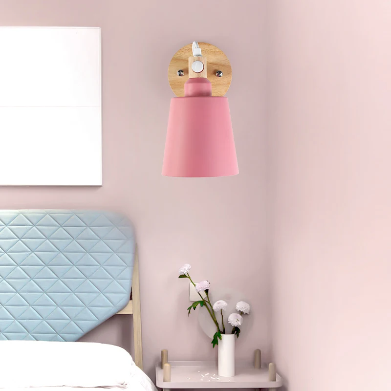 Скандинавский минимализм золотые светодиодные прикроватные настенные