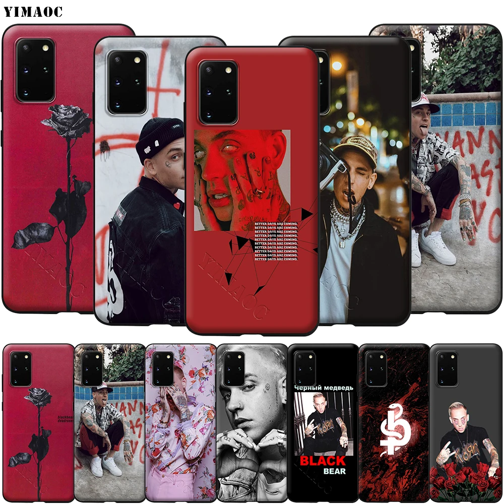 Мягкий силиконовый чехол Blackbear для Samsung Galaxy S6 S7 Edge S8 S9 Plus A3 A5 A6 Note 8 9|Бамперы| |