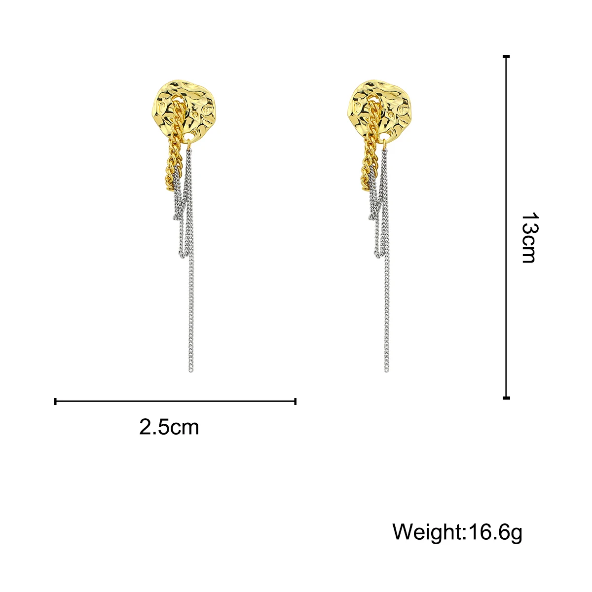 

Flashbuy Fashion Gold Color Twist Alloy Drop Earrings for Women Dumb Gold Geometric Earrings Wedding Jewelry Trendy Accessories
