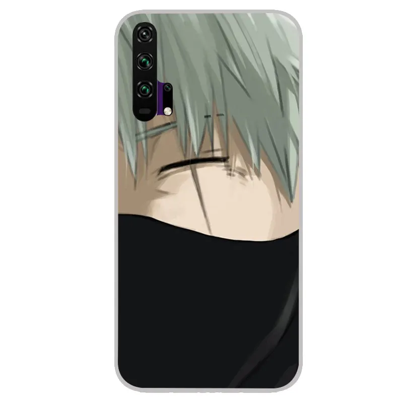 Silicon Cases For Huawei Honor 10 9 8 Lite 20 Pro 7A 7C 8X V20 V10 V9 naruto Kakashi TPU Silicone Cover case |