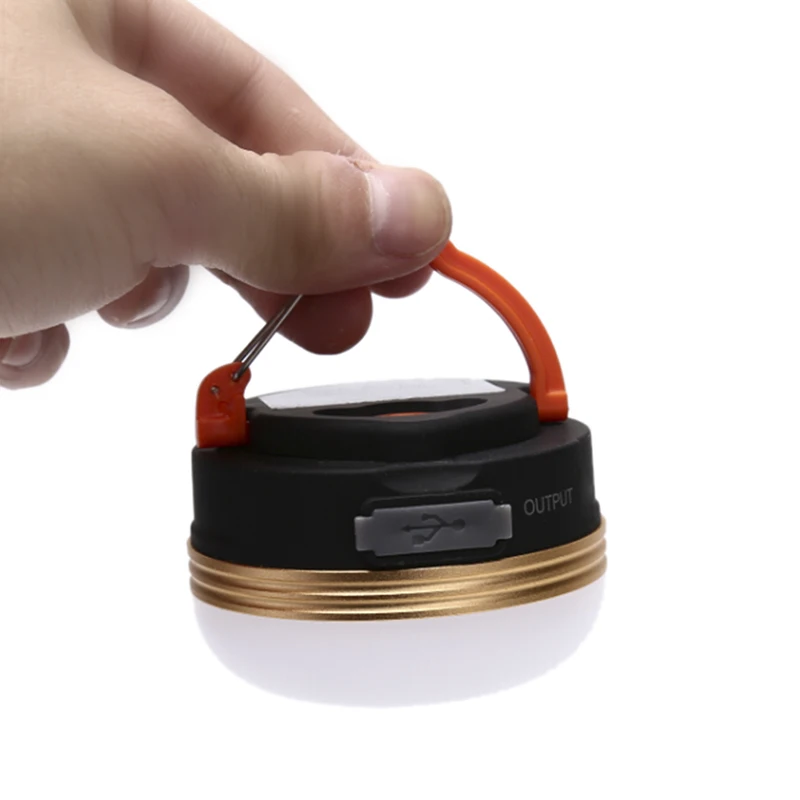 

Portable LED Hiking Camping Lantern Tent Fishing Lamp Light USB Rechargeable