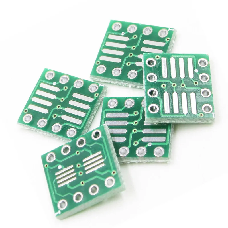 10 шт. SOP8 поворотный DIP8 / SOIC8 к разъему адаптера IC so8/tssop8/soic8/sop8 К dip8 без