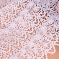 water soluble embroidery full length fabric milk silk hollow semi finished accessories lace dress accessories
