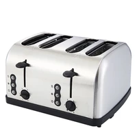restaurant stainless steel bread toaster electric 246 slicer bun toaster for sale