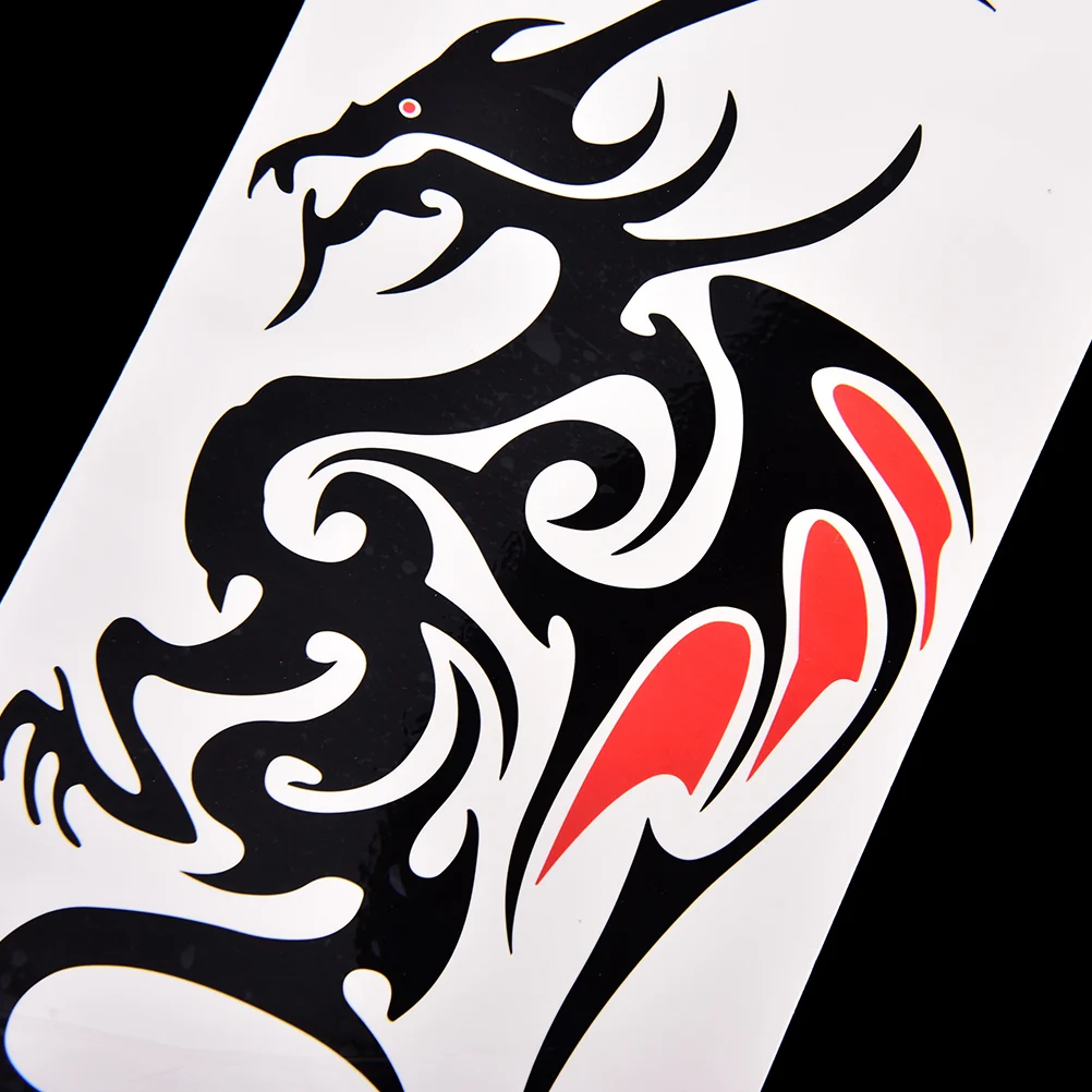 

Water Transfer Fake Tattoo Waterproof Temporary Tattoo Sticker For Women Man Dragon Tattoo Flash Tattoo Totem 10.5X6cm