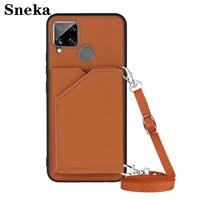 luruxy leather wallet phone case for oppo a7 a5s a12 realme c15 c11 c3 7 6 a9 a5 2020 a11x a52 a72 a92 a53 f17 a93 back cover