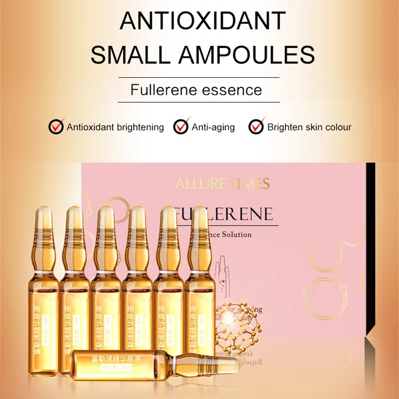 7 шт./компл. антиоксидант с ампулой против старения морщин тонкие линии сыворотка