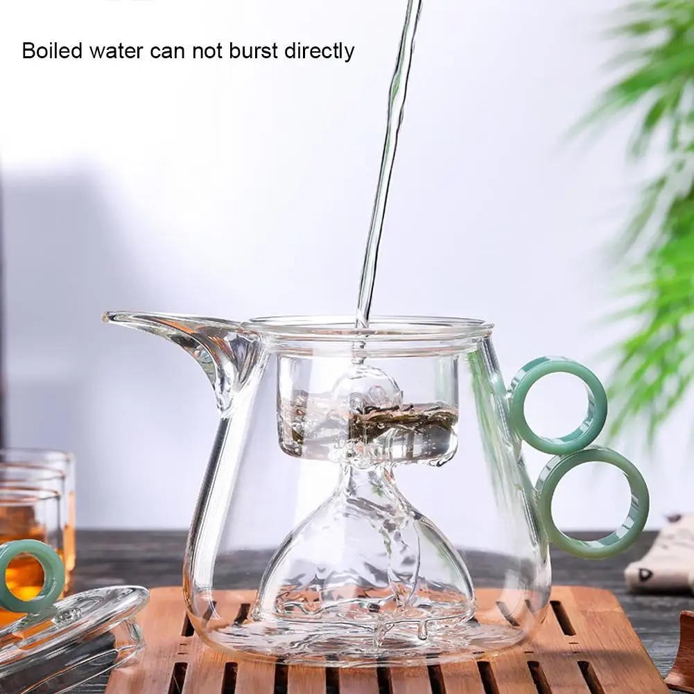 Высокое боросиликатное стекло S чай ming чайник стеклянный чайный набор горшок