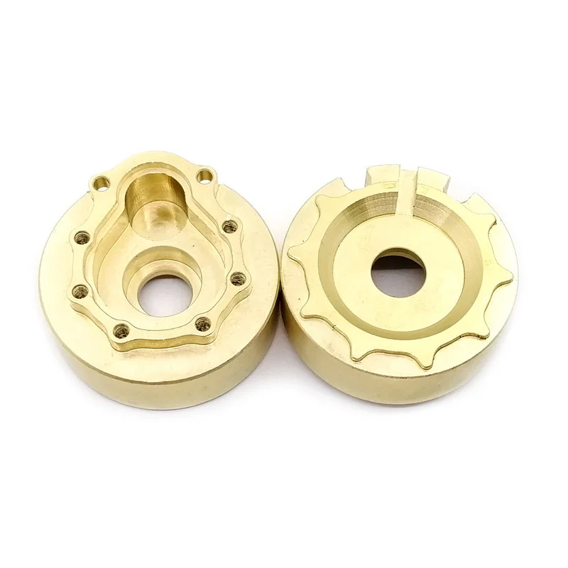 

4pcs TRX-4 Brass Counterweight Balance Weight tire Portal Drive Housing for 1/10 RC Crawler Traxxas TRX4 Axle Upgrade Parts