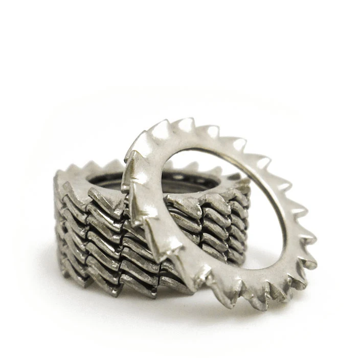 Шайба с внешней зубной блокировкой из нержавеющей стали DIN6798A шайба замком A2