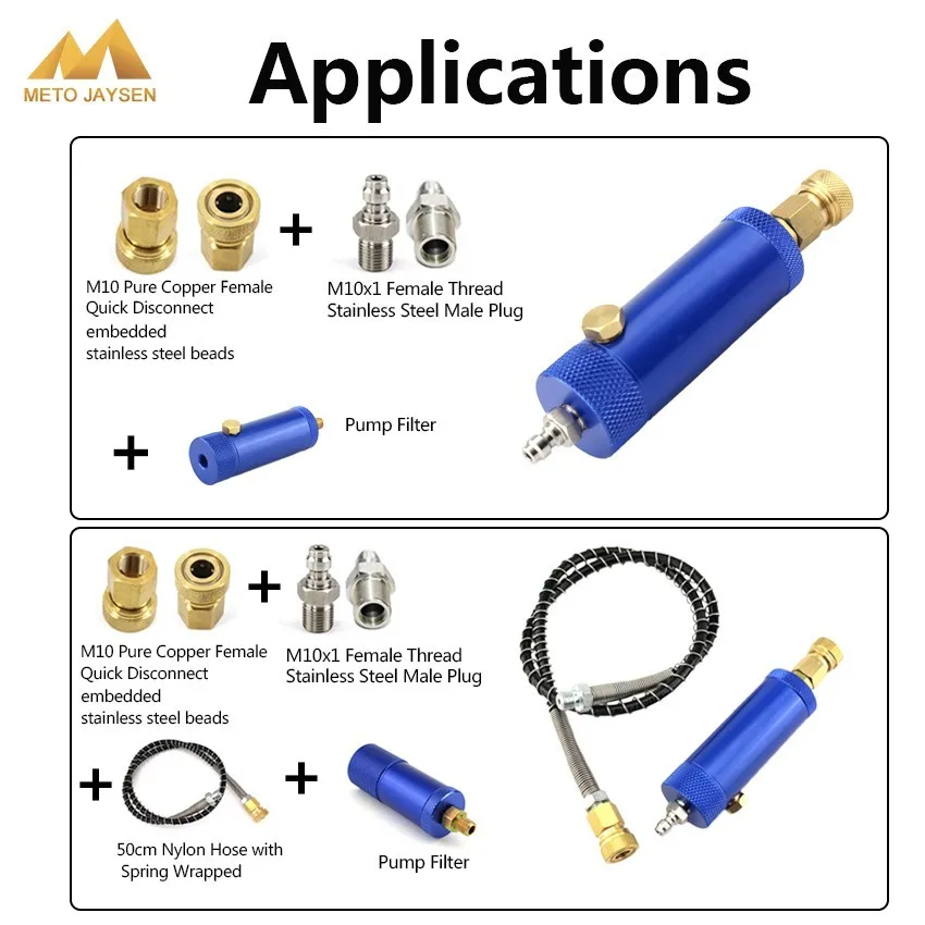PCP Пейнтбольная воздушная сила водомасляный сепаратор ручной насос фильтр M10x1