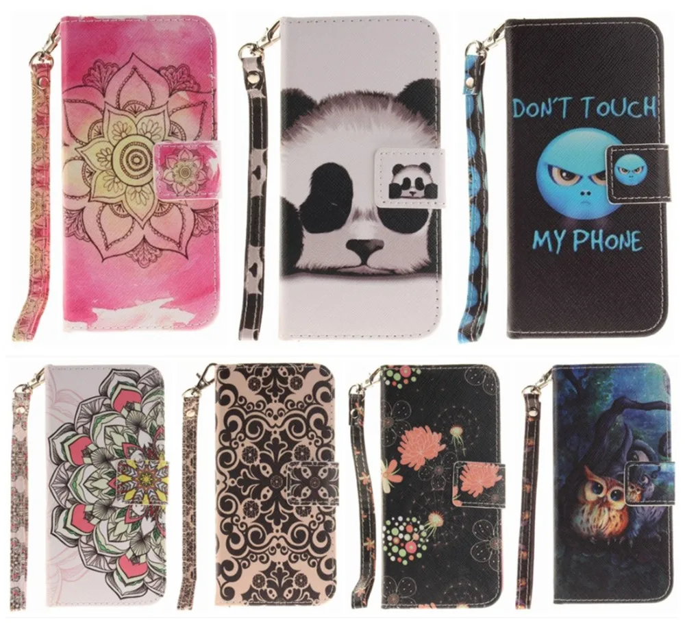 Романтический чехол кошелек DEEVOLPO из искусственной кожи для Apple iPhone 7 8 6 6S Plus 5 5S SE