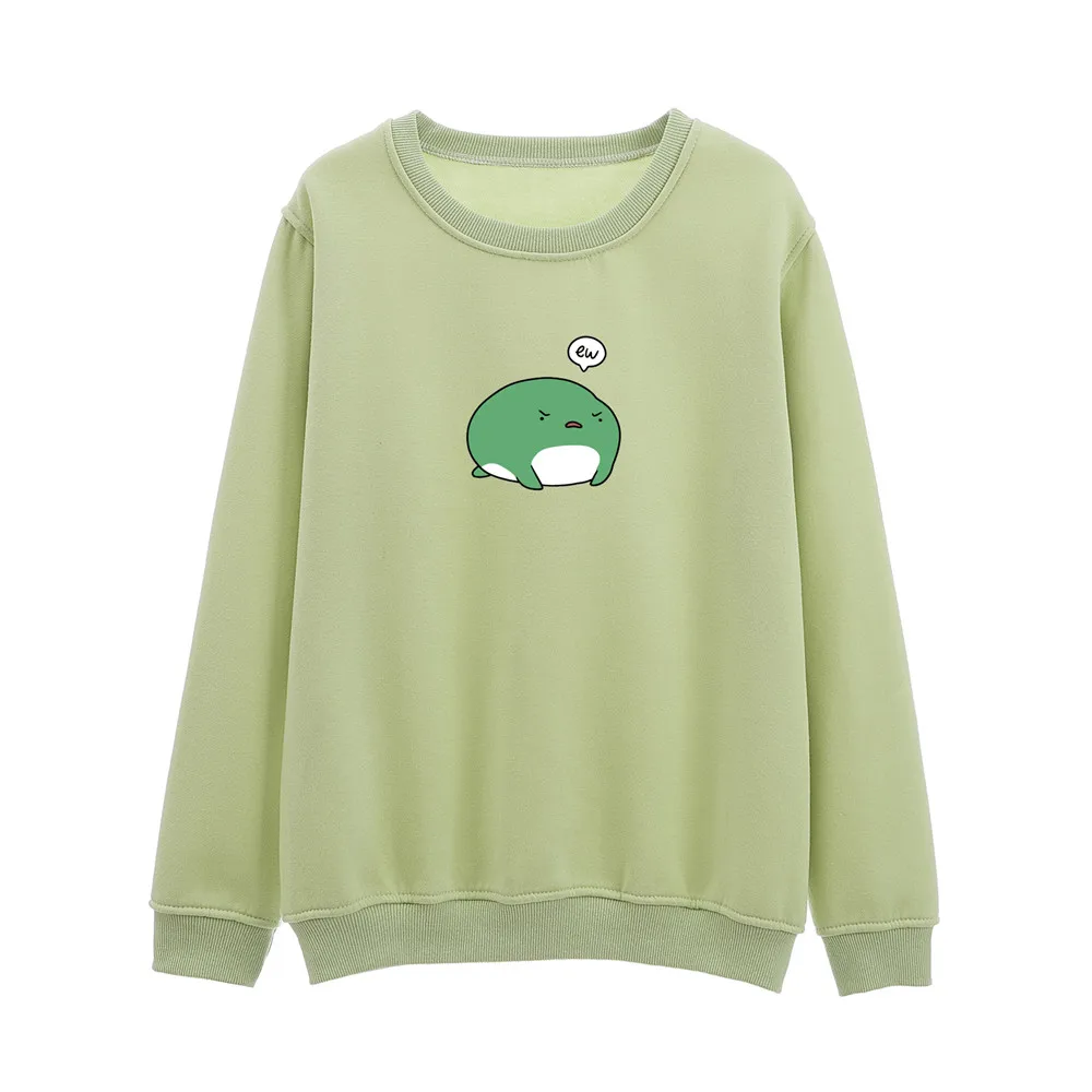 Cute Girls Sweetshirts Crewneck Oversized Hoodie Cartoon Women Winter Harajuku Sweatshirt Cute Harajuku Kawaii Cotton Hoodies