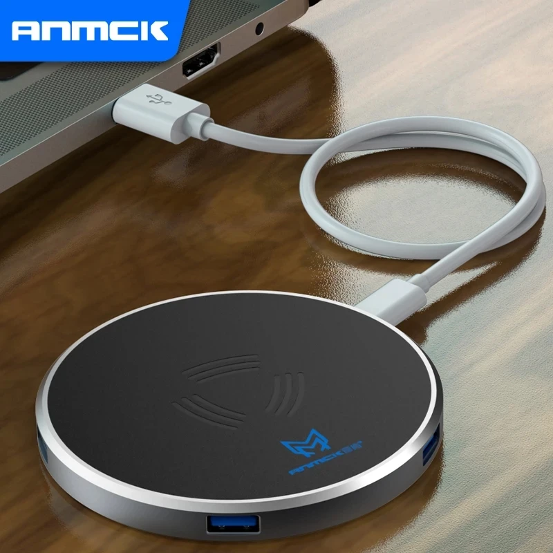 

Anmck USB 3.0 Hub For Laptop Computer Macbook Pro Headphone Mouse USB Cable Adapter Multi Usb Docking Station