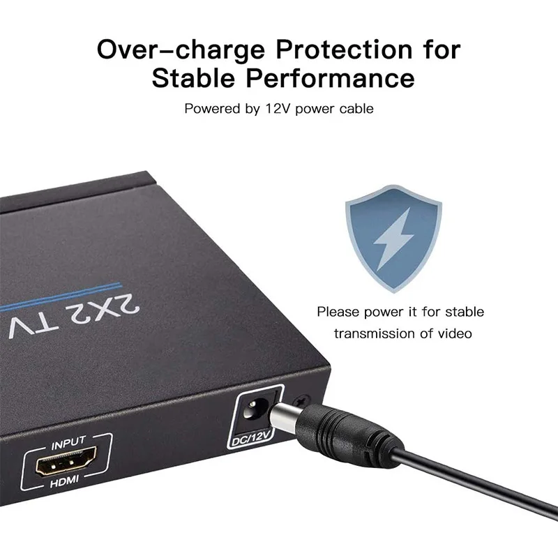 Видеоконтроллер настенный для телевизора 4 канала 2x2 1x3 1x2 1x4 4x1 3x1 2x1 HD DVI VGA USB 4K 60 Гц