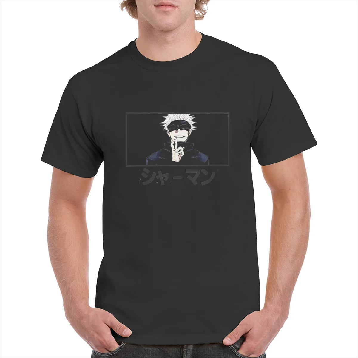 

New Men's T-shirt Kaisen Print Anime Creative T-shirt Cartoon T-shirt Men's Top