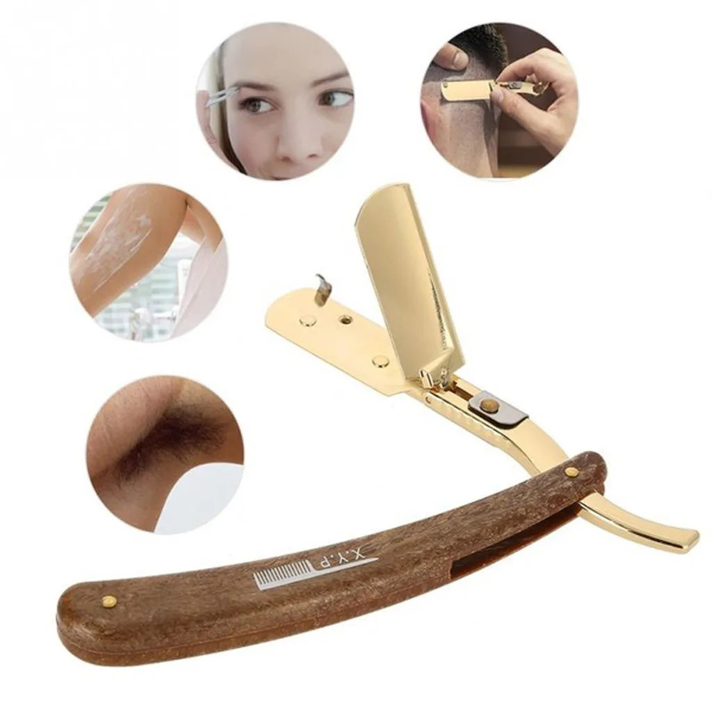 Новая ручная бритва из нержавеющей стали простая в использовании Складная