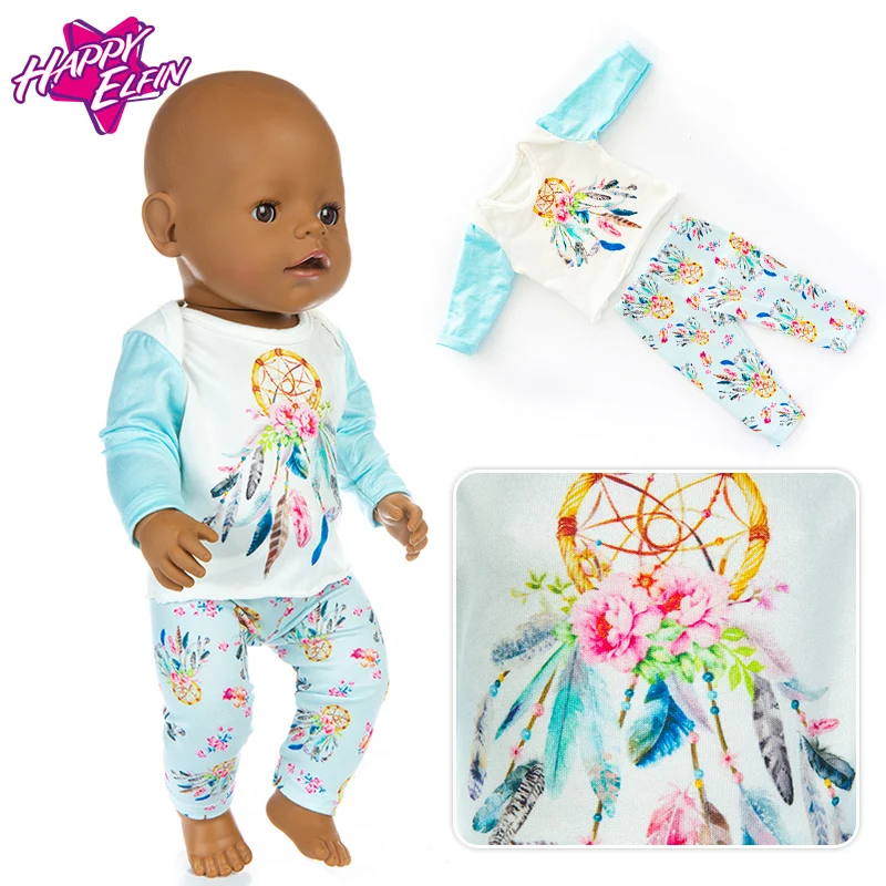 Новинка 2020 светильник синий костюм куклы одежда подходит для 43 см Детская кукла