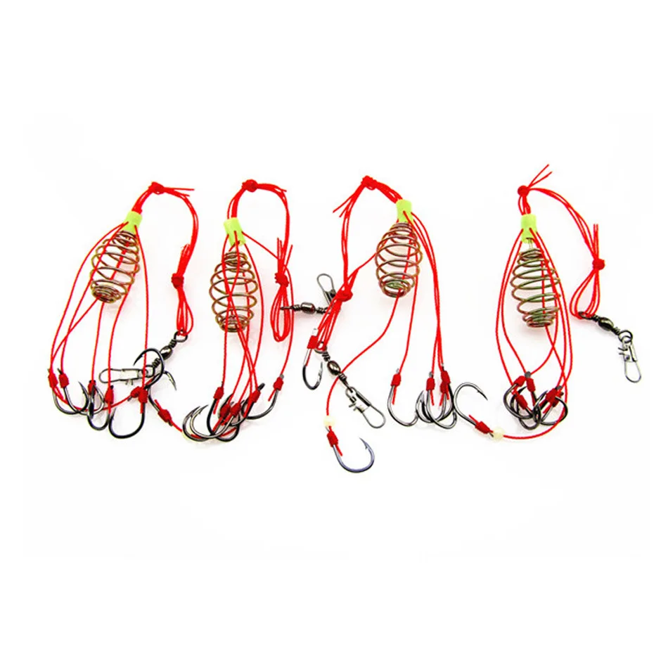 2 шт./4 шт./партия рыболовный крючок приманка ловушка кормушка клетка острый