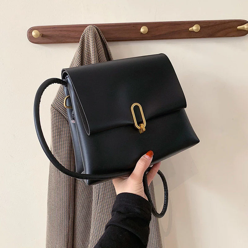 

2021 Autumn Vintage Small Leather Crossbody Bags Messenger Bag For Women Luxury Designer Handbag Women's Leather Shoulder Bags